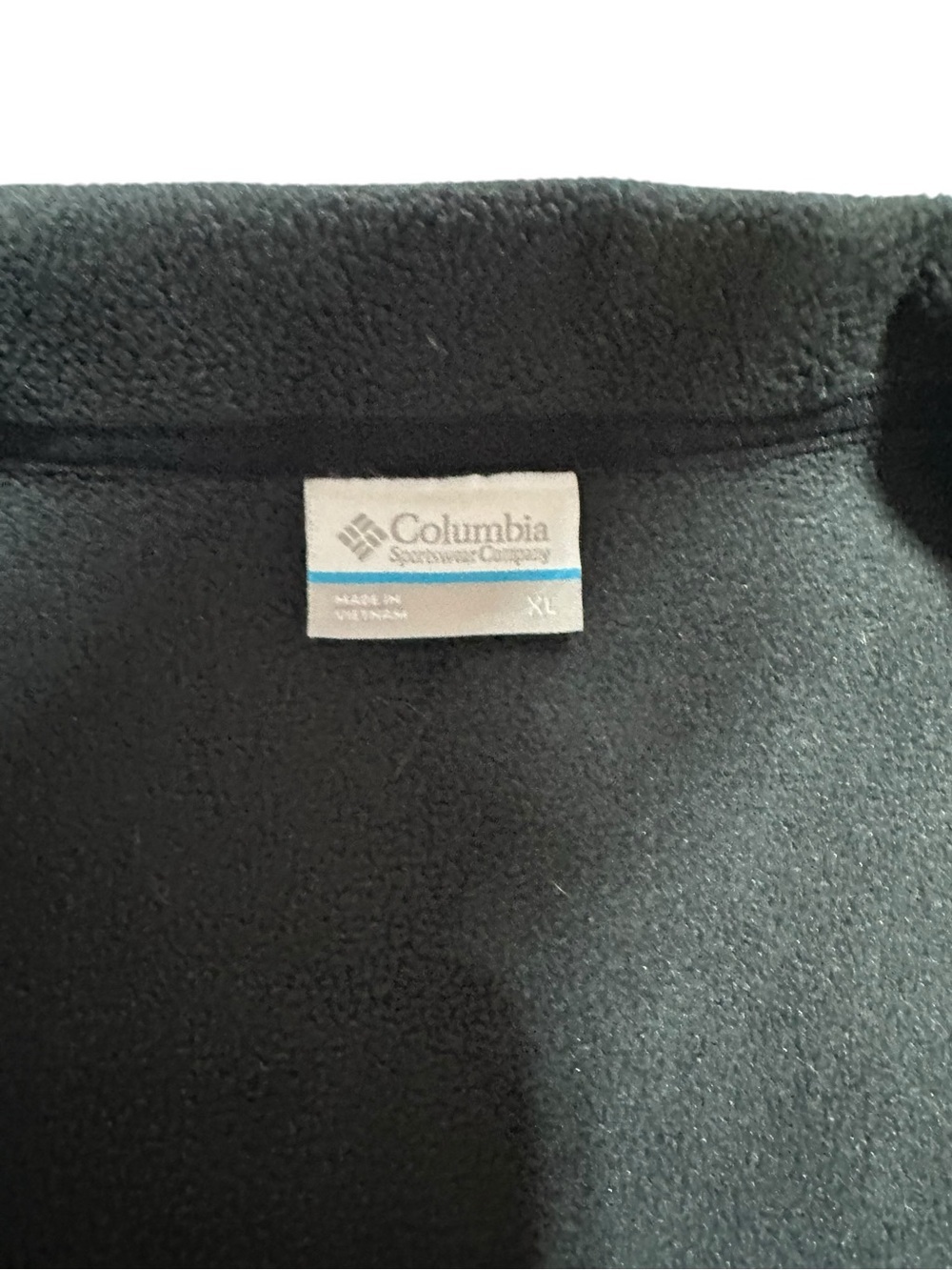 Columbia Black Lightweight Full-Zip Jacket XL - Picture 4 of 11